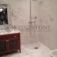 Ванная комната из мрамора Carrara