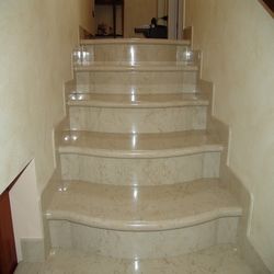 Изготовление лестницы из натурального камня